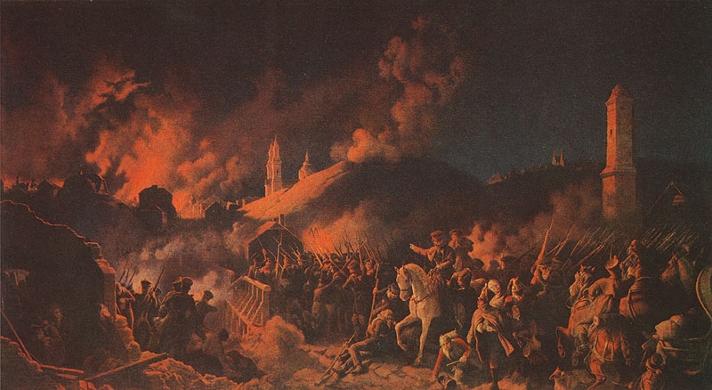 Петер фон Гесс. Битва под Полоцком (1812 г.)